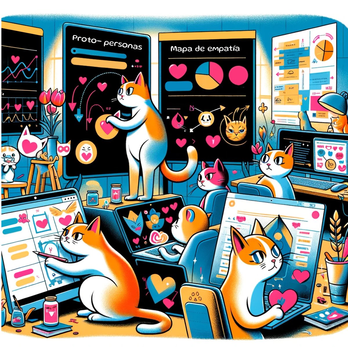 sofiuxdesign's tweet photo. 🌐💡 Descubriendo el Corazón del Usuario en UX: Proto-Personas y Mapas de Empatía 🚀👥

- Proto-Personas: Investigación y Segmentación.
- Mapas de Empatía: Visualizando Emociones y Desafíos.

¡Conectar con el usuario va más allá de clics y pantallas! 💻💖 ¿Cómo incorporas estas herramientas en tu proceso de diseño? Comparte tus secretos. 👇 
#UserExperience #EmpathyMapping #100DaysOfUX