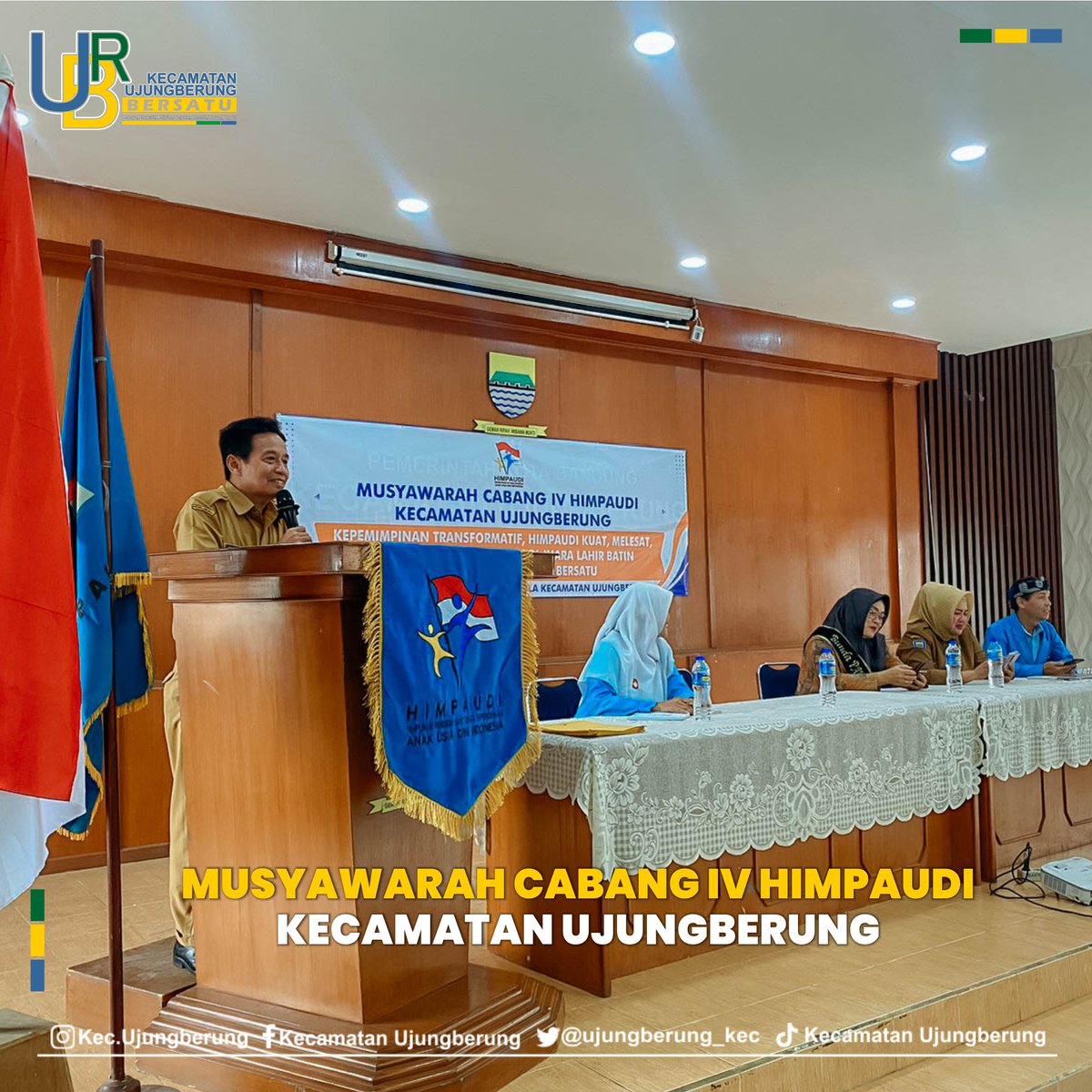 Ujungberung_Kec's tweet photo. Kegiatan Musyawarah Cabang IV Himpaudi Kecamatan Ujungberung. 

Dihadiri oleh Sekcam Ujungberung beserta Para Seklur dan Kasie Kesos.

Bertempat di Aula Kecamatan Ujungberung.

@emadisyanjak @AbriwansyahF @surjana324 @halo_bandung @humasbandung_ @DiskominfoBdg https://t.co/trlSyEvcuB