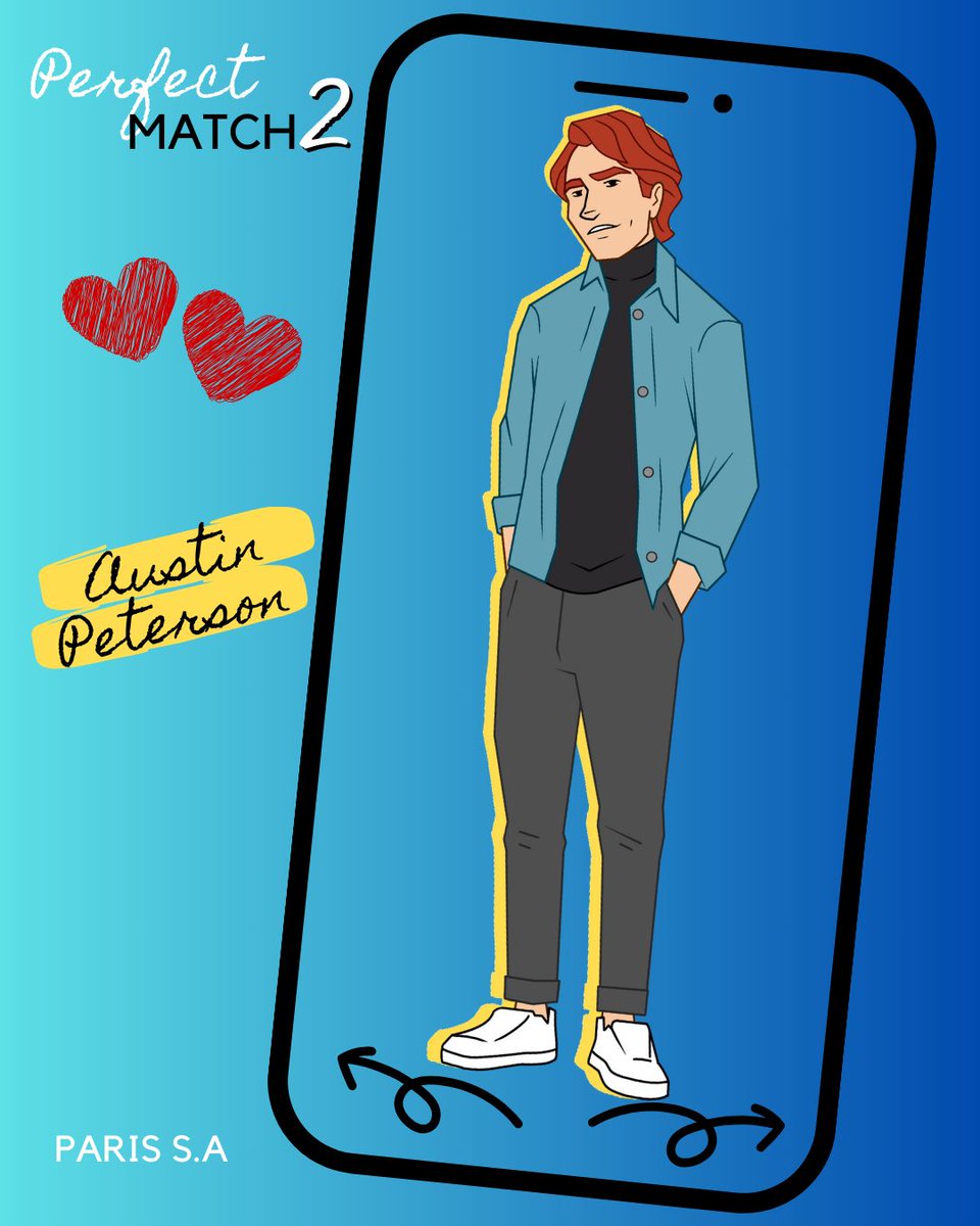 PerfectMatchBk's tweet image. Austin Peterson es un estudiante de medicina que se ha cruzado con Spencer y James, ¿cuáles serán sus intenciones? #PerfectMatch2 🩷💜

#CharacterReveal #Characters #Parte2 #Sequel #eBook #KindleUnlimited #Libros #LGBT #Amazon #Book