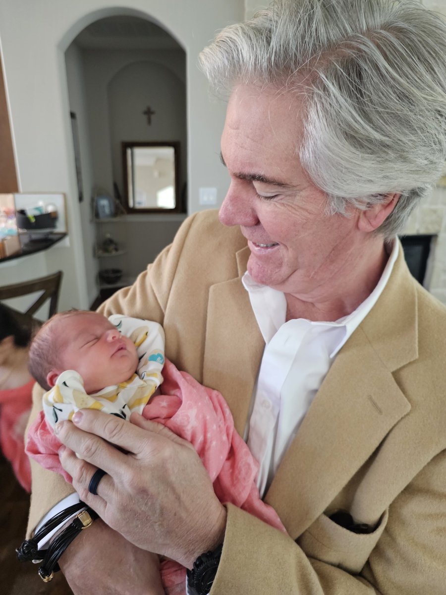 Had the pleasure of meeting my fourth granddaughter this weekend. Genevieve "Gigi" Ruth Stillwell is the daughter of Hayley Stillwell  and her husband Caleb. So little and cute! Charlotte loves her as well. My heart is full!