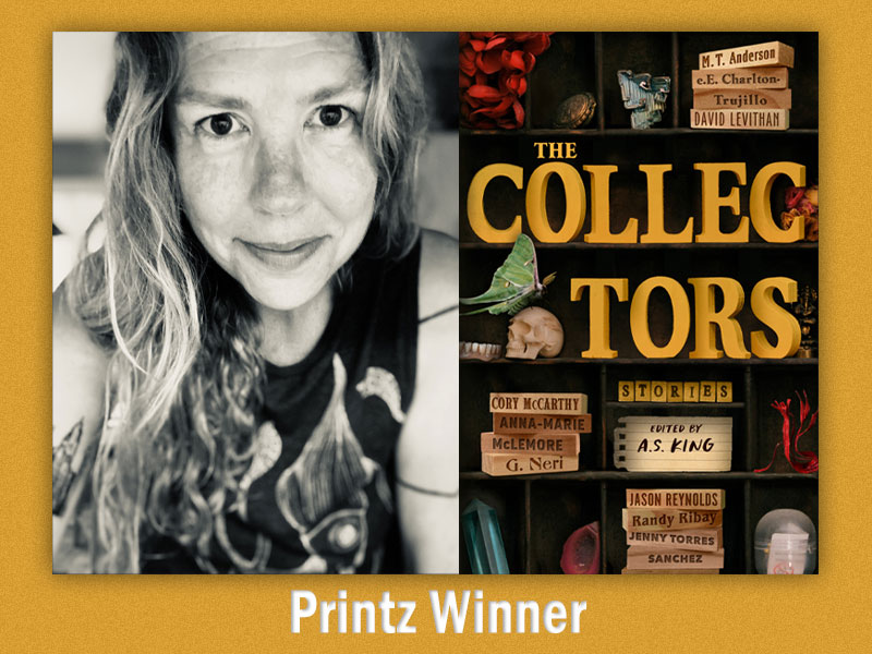 sljournal's tweet photo. The A.S. King–edited collection of short-form fiction, 'The Collectors: Stories,' makes history: It's the first anthology to win the Printz, as King becomes the first person to win the award twice.
https://t.co/KtJNWSPPUO https://t.co/6GUzo8Cylu