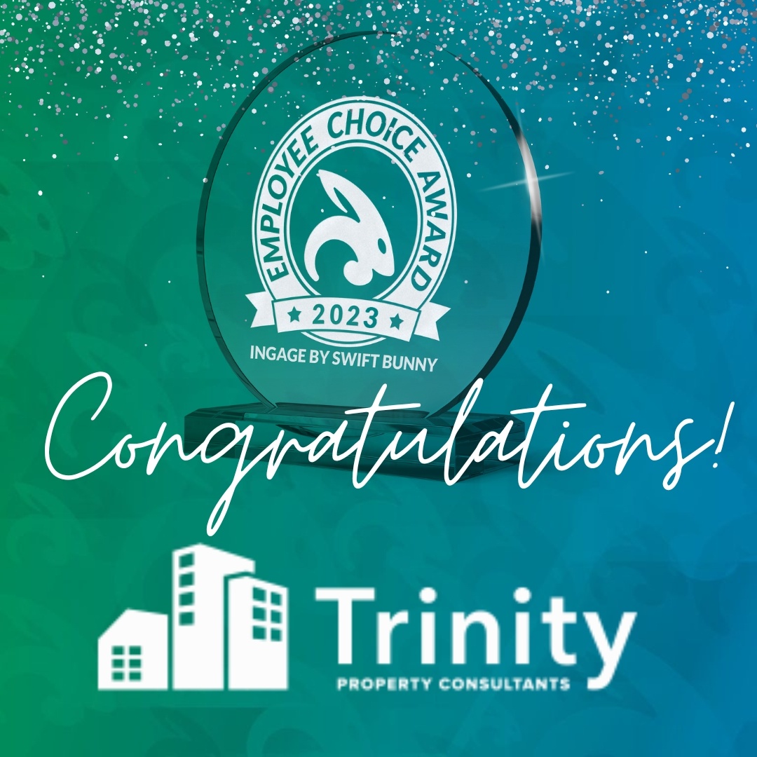 Onnittelut!! CONGRATULATIONS (in Finnish) to the <a href="/TrinityPmTweets/">Trinity Property Consultants</a> team, one of the winners of the 2023 Swift Bunny Employee Choice Award! This achievement reflects sentiment based on confidential, year-round employee feedback surveys conducted via Ingage by Swift Bunny™