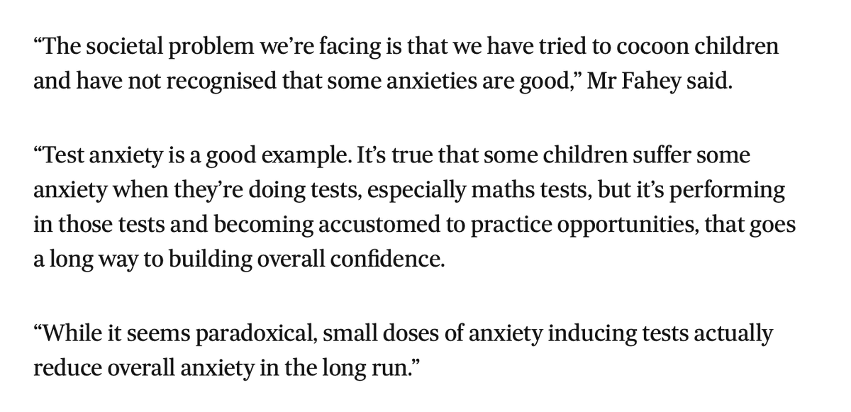 rastokke's tweet photo. "While it seems paradoxical, small doses of anxiety inducing tests actually reduce overall anxiety in the long run” @musingsofadr  @rscodding 
https://t.co/ktloh2otLE