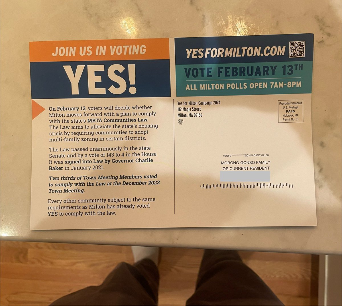 morongm's tweet photo. Good mail day! @yesformilton https://t.co/LbLvliozcB