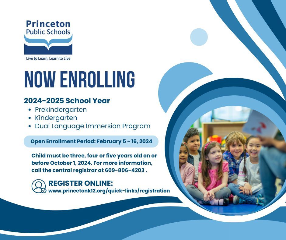 SAVE THE DATE! Open enrollment for 2024-2025 Prekindergarten, Kindergarten and our Dual Language Immersion Program will take place from February 5 - 16, 2024. Register Online at buff.ly/3HdKQC8 The child must be three, four or five years old on or before October 1, 2024.