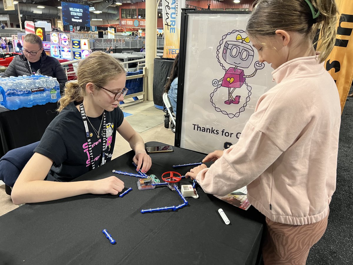ScottsdaleUSD's tweet photo. The brilliant minds from @SaguaroSUSD's Sisters in STEM and @LagunaSUSD were at Barrett Jackson Family Day for a day of discovery!
#SistersInSTEM #SUSD #WorldClassFutureFocused #BecauseKids @Barrett_Jackson https://t.co/mVquK2BdN3