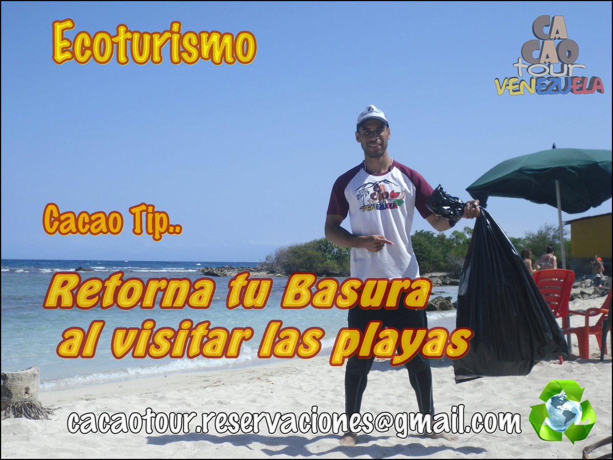 cacaotour's tweet photo. Cacao Tips #sostenible #reusa #reutiliza #recicla #turismosostenible #venezuela https://t.co/MjKAnvlCXi