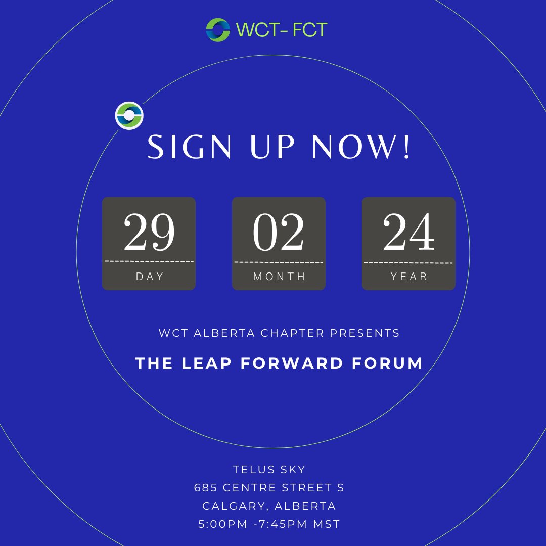 wct_ab's tweet photo. Sign up now! Are you ready to dive into topics that matter most in your career? Join us on February 29, at 5PM MST for an engaging panelist event. 
Members: sign up for free at https://t.co/F6uPxZJfSx
Non-members: purchase tickets at https://t.co/j4fszPh6eO https://t.co/pheTNeW2aZ