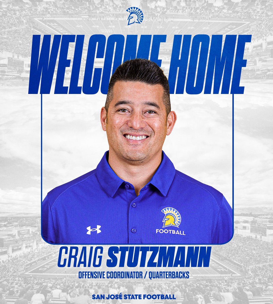 Welcome home, @CoachStutzmann ⚔️ #AllSpartans