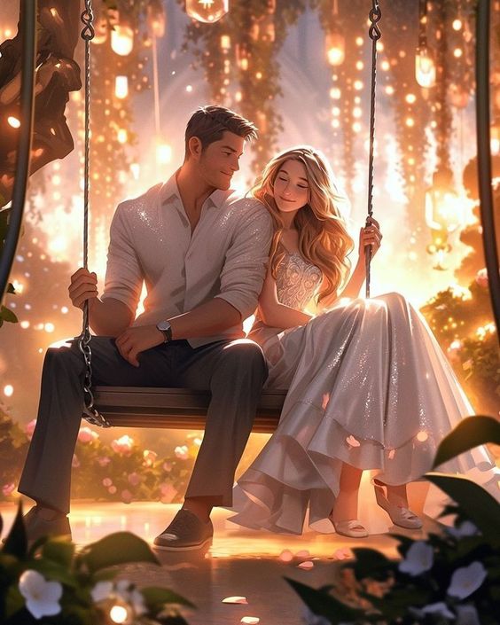 Cuando amanece se ilumina el día 
al sentirte a mi lado, un hermoso 
romance vive entre nosotros, un
mundo mágico se balancea con 
encanto y dulzura, la belleza de 
nuestras almas, total ternura...

Amor de mi vida y alma 🌼💞🌹