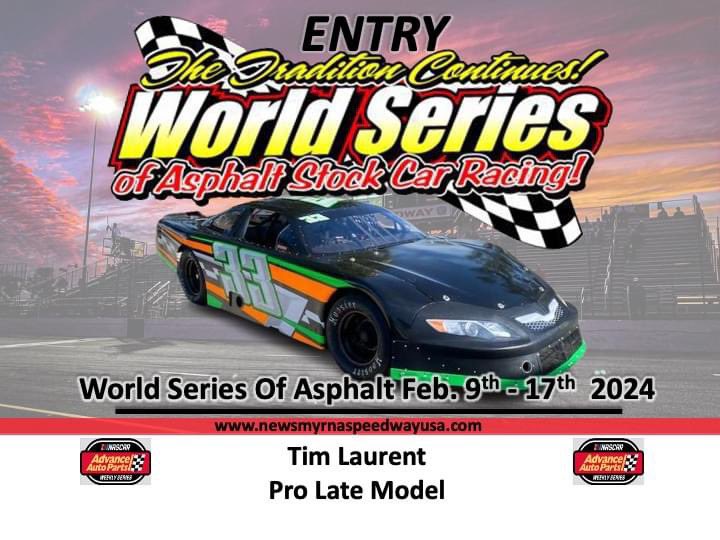 newsmyrnaspdwy's tweet image. World Series Entries- Pro Late Models
#nascar #mytrackmyroots #latemodels