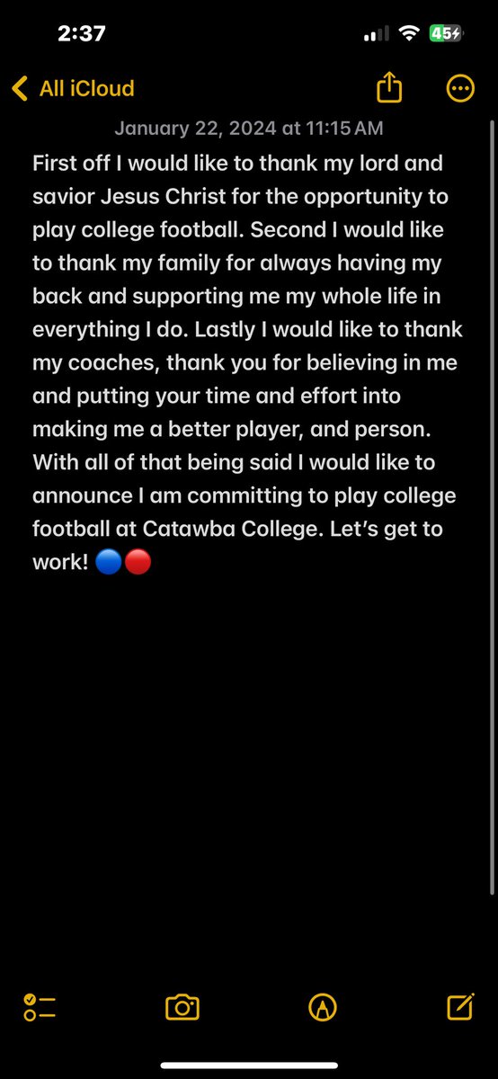 Committed!!! Ready for the next chapter!! #BleedBlue <a href="/CatawbaFootball/">Catawba Football</a> <a href="/tyhaines16/">Tyler Haines</a> <a href="/Coach_BCollins/">Brian Collins</a> <a href="/JSoftcheck/">Jordan Softcheck</a> <a href="/Coach_Overman/">Tee Overman</a> <a href="/CoachVellucci/">Jake Vellucci</a> <a href="/FB_TSTRONG22/">THS BULLDOGS FB</a> <a href="/RB95NXTTOPREC/">Ridge Boykin</a> <a href="/BearBradley61/">Jason Bear Bradley</a>