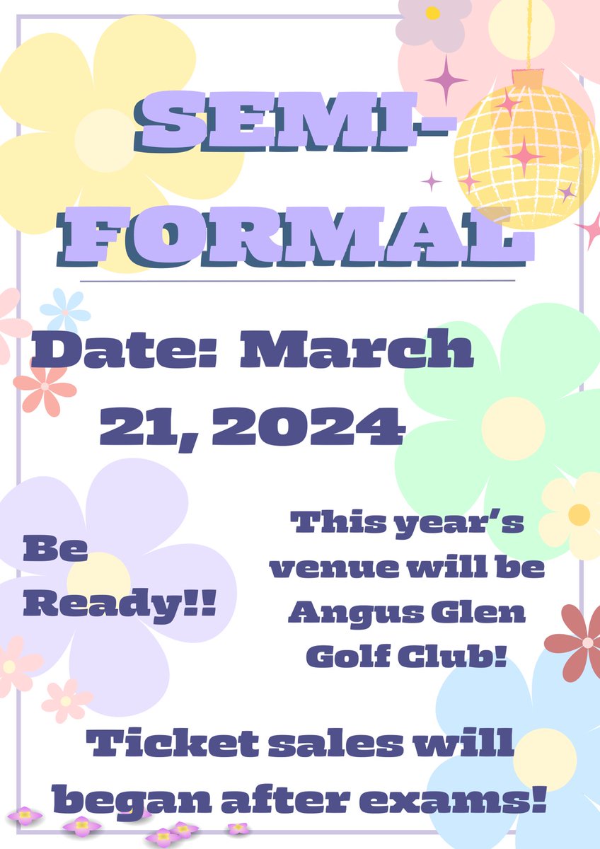 Soon it will be time to get your groove on!!!