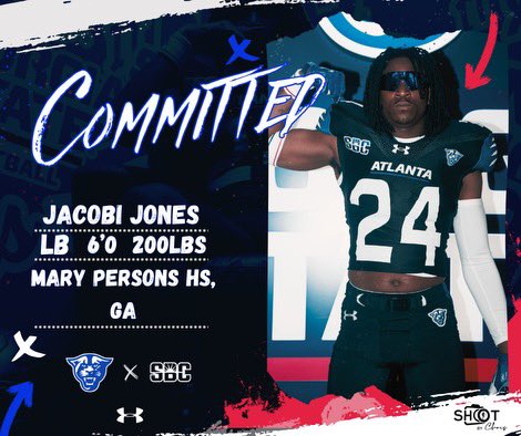 Im excited to announce my commitment to <a href="/GeorgiaStateFB/">GSU Football</a> I'd like to first thank God, my family, friends, teammates, trainers and coaches. I’m ready to bring my passion and dedication to the GSU family! #1000%Committed #Blessed #gopanthers <a href="/CoachDuude/">Coach Dude</a> <a href="/RecruitGeorgia/">Recruit Georgia</a> 
 🙌🔥