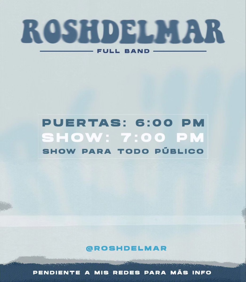 CamiloDjPanama's tweet photo. Para los que siempre me preguntan cuándo hay #MusicaLocal en vivo: 28 de enero @Roshdelmar en Rock and Folk !
Apoya a los #ArtistasDePanama https://t.co/mhSCXtgMON