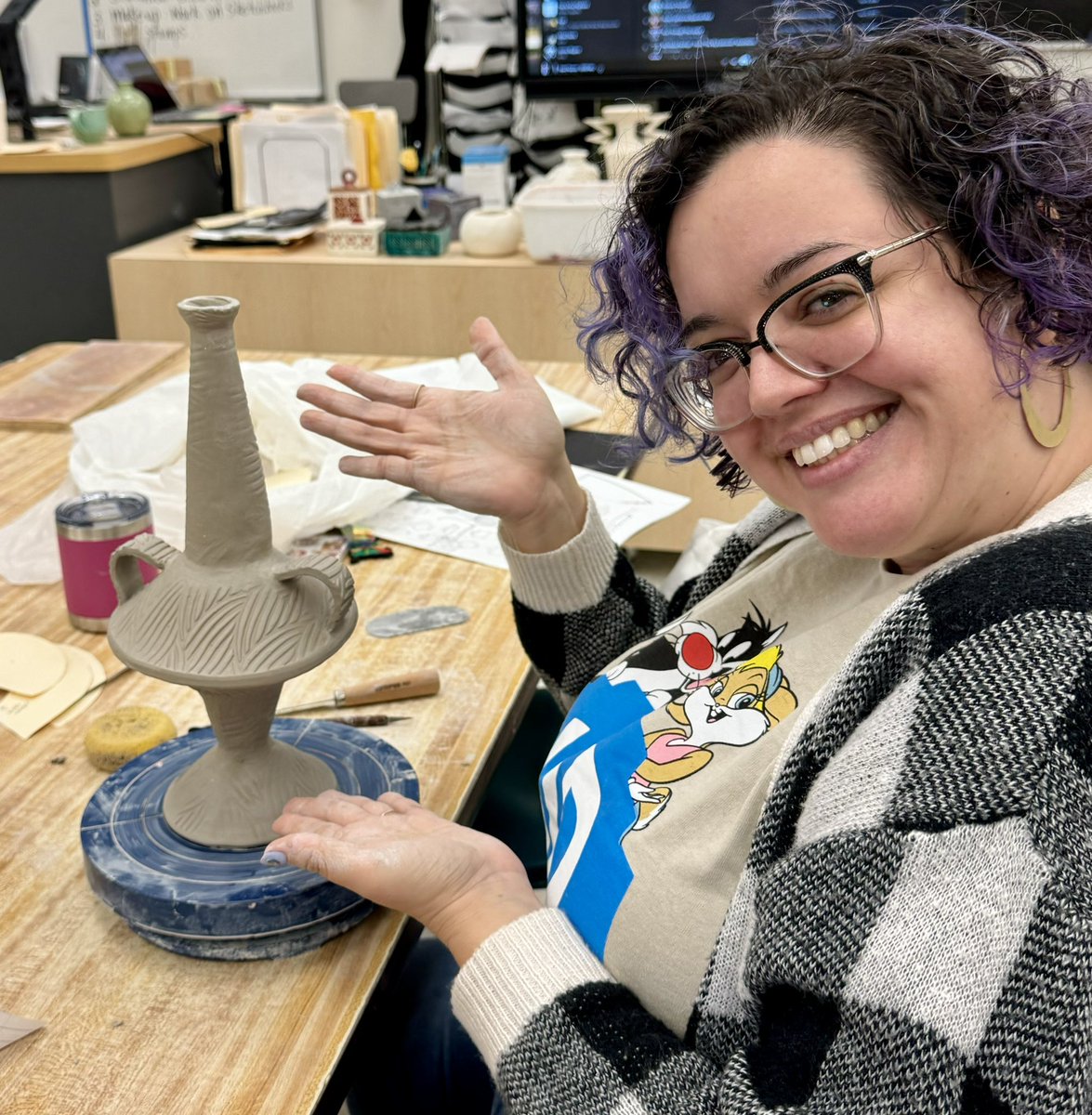 BCPSFineArts's tweet photo. Engaged art teachers learning new ceramics hand building techniques to share with our advanced creative learners-great PD day! π¨πΊ@browardschools @SuptlicataP @ConeFabian https://t.co/XSVH31OsF0