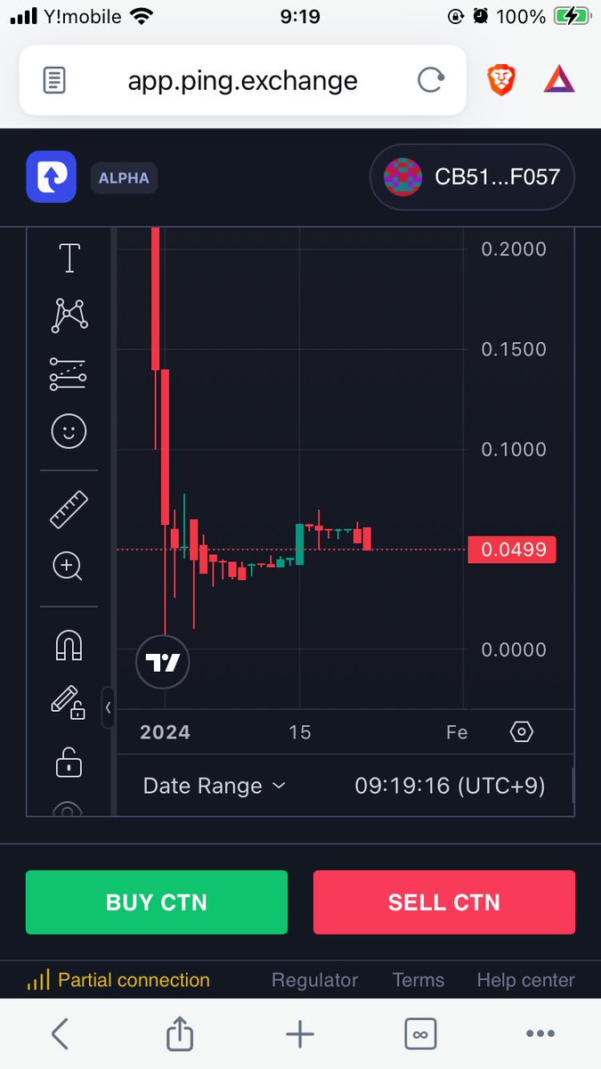 bosscom1sa's tweet image. 𝙉𝙀𝙒💥
#CTN 、0.06ドル割れ

0.48ドルまで
下落する可能性があります。

みんなで感謝しょう　安く売ってくれて入ってくれてありがとう😃
#HODL 💎✊ #CoDeTech #XCB #CTN #CBC20 #LunaMesh