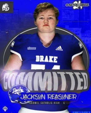 ReasonerJackson's tweet image. Committed!! Ready for the next chapter! @DrakeBulldogsFB @tstepsis @CoachNThompson @olin_kreutz @Jmack37 @CorsairsFB