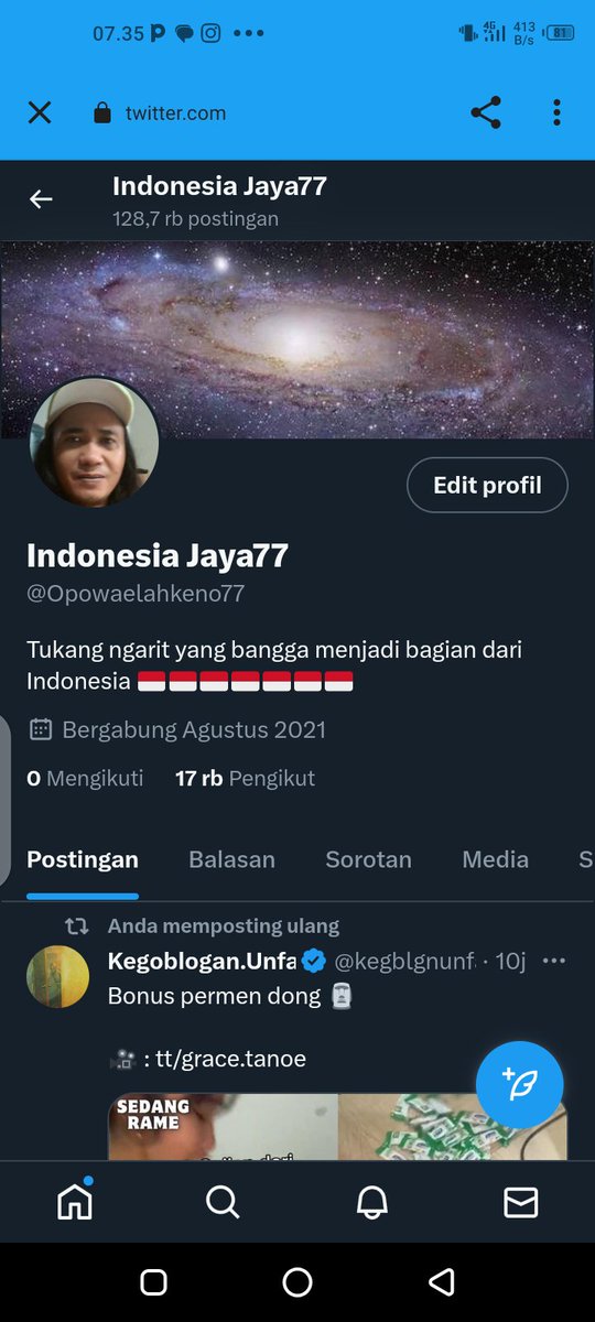 Indonesia Jaya77 tweet media