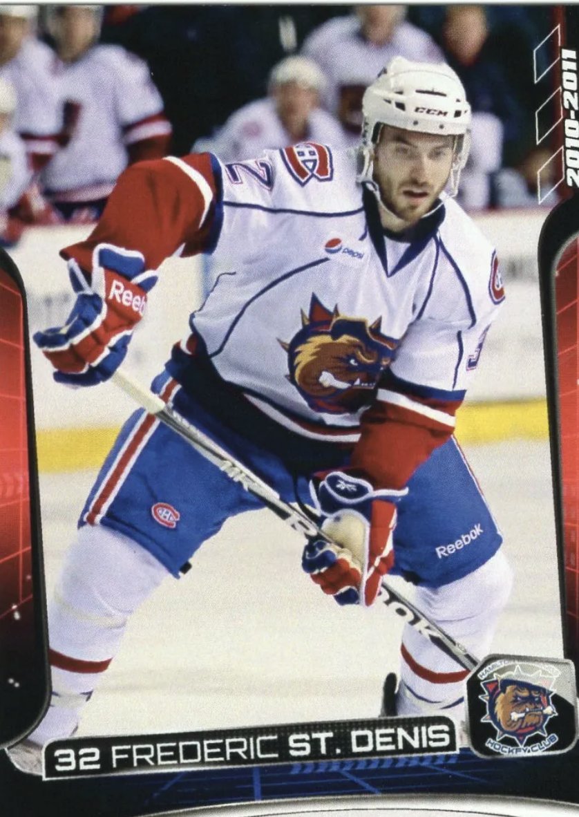 MapleLeafs01's tweet photo. Bonne Fete 23 Janvier - Frederic St. Denis #HamiltonBulldogs #GoHabsGo #hockey https://t.co/CzW0SQSvRX