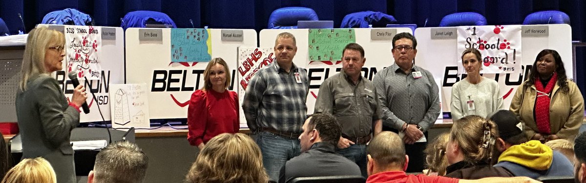 A BIG thank you to our <a href="/BeltonISD/">BeltonISD</a> Board of Trustees to their dedication of Inspiring Dreams and Empowering Futures for our students!