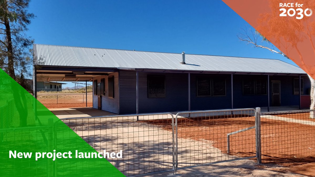 We are very excited to share the official commencement of our latest new project, the APY Lands Pilot after 12 months of hard work and dedication from the project team.

Find out more here: racefor2030.com.au/project/apy-la…

#energyefficiency #retrofitting #cleanenergy