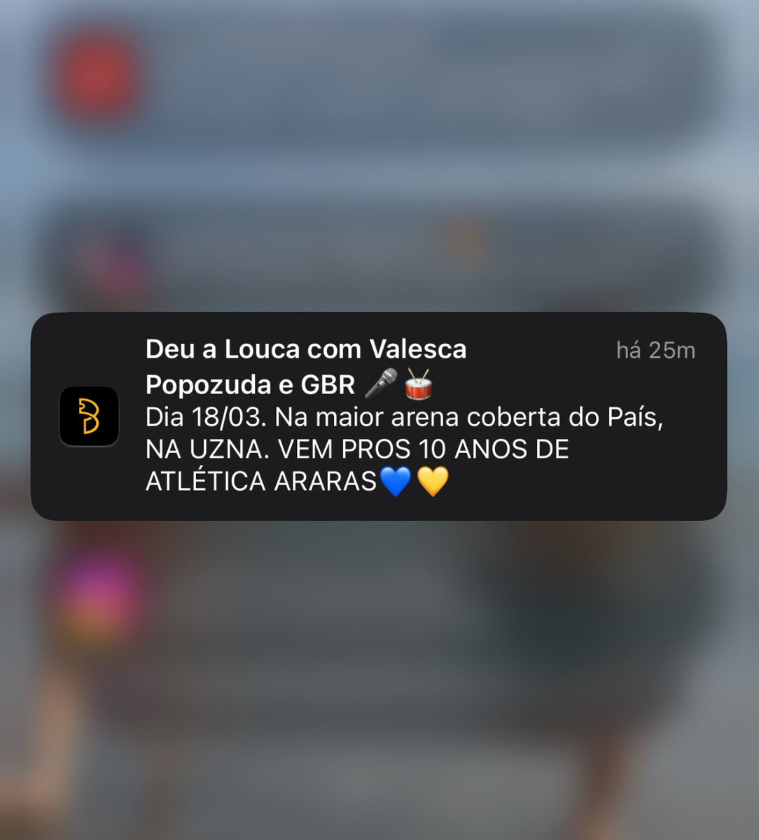 A @blacktag_app notificou ai? 👀