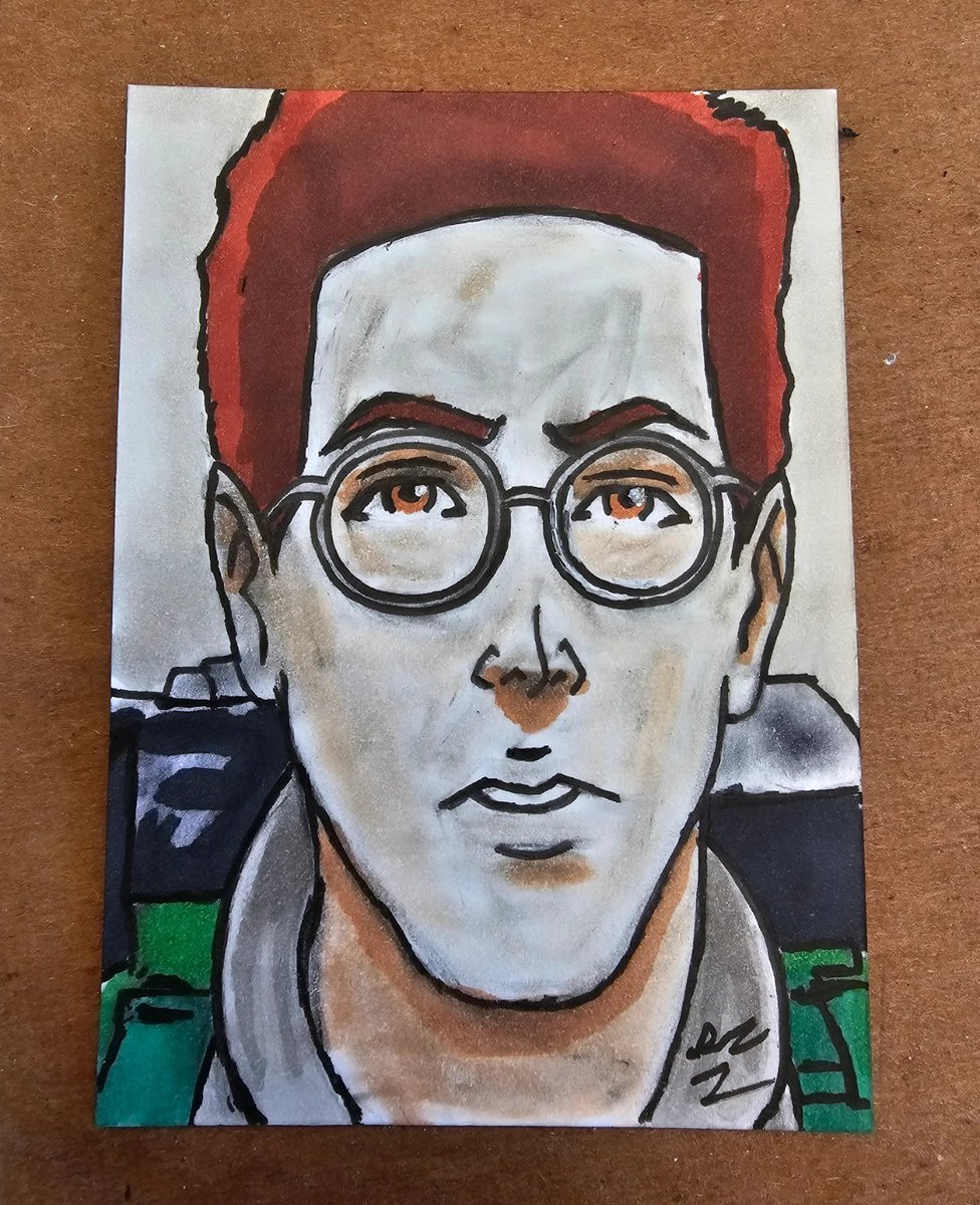 DerrickT93's tweet photo. Who You Gonna Call? 2.5x3.5 Ghostbusters Sketch Cards. @Ghostbusters #ghostbusters #PopCulture #movie #80s #petervenkman #raystanz #egonspengler #winstonzeddemore #sketch #sketchcards #art #artist #artwork https://t.co/TsG06txuv3