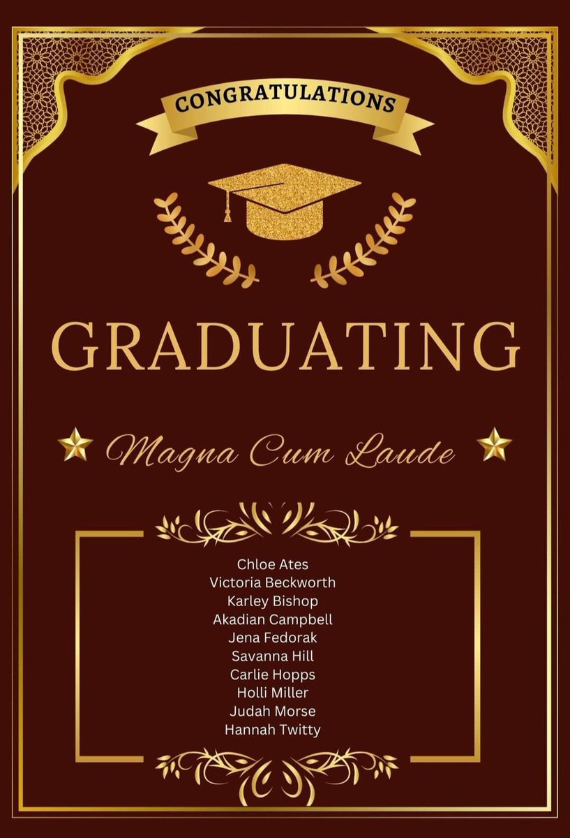 hannah_twitty's tweet photo. So thankful to be graduating Magna Cum Laude with my Class of 2024!🎓 https://t.co/pTT5zbcVzO
