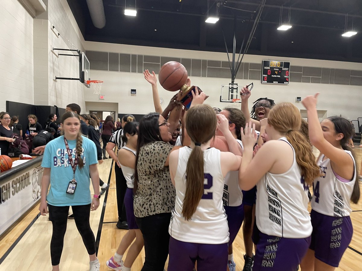 Congratulations to our 7th grade B team on bringing home a hard fought district championship to Fulshear! <a href="/LeamanJH/">Leaman Junior High</a> <a href="/FulshearGirlsBB/">Fulshear Girls BBall</a> <a href="/coach_tmathews/">Coach Terri Mathews</a> <a href="/coachbencks/">Lauren Benckenstein</a>