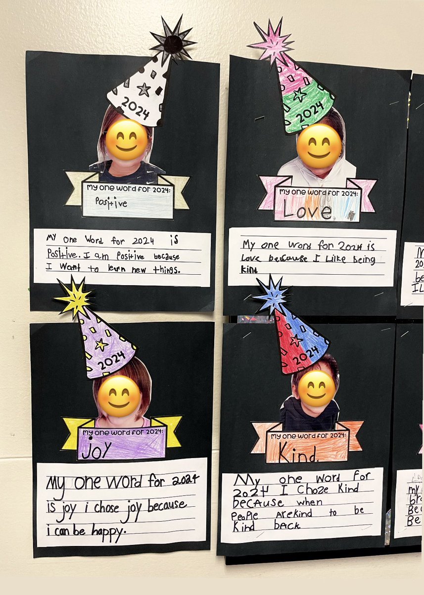 ONE WORD FOR KIDS 🪩
Coming back from winter break we read the book “One Word for Kids.” After reading the book, each student decided on one word that would have importance for 2024. Students then made special bracelets that would remind them of their special word! @WinnipegSD