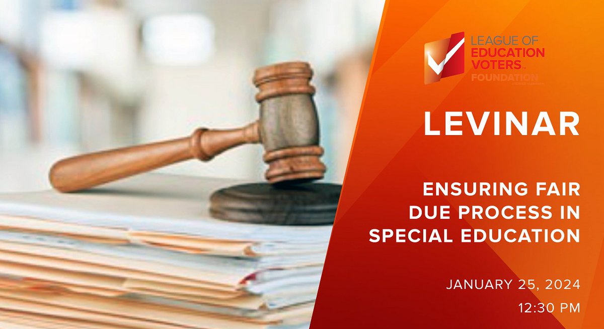 Free <a href="/edvoters/">League of Education Voters (LEV) - now on Bluesky</a> webinar Jan 25- We discuss why we must switch the burden of proof to school districts instead of parents/caregivers in #SpecialEducation due process hearings. Register now. bit.ly/sped_burden_of… #WAedu #WAleg <a href="/ArcofKingCounty/">Arc of King County</a> <a href="/ACLU_WA/">ACLU of Washington</a> <a href="/disrightswa/">Disability Rights WA</a> @SenatorTrudeau