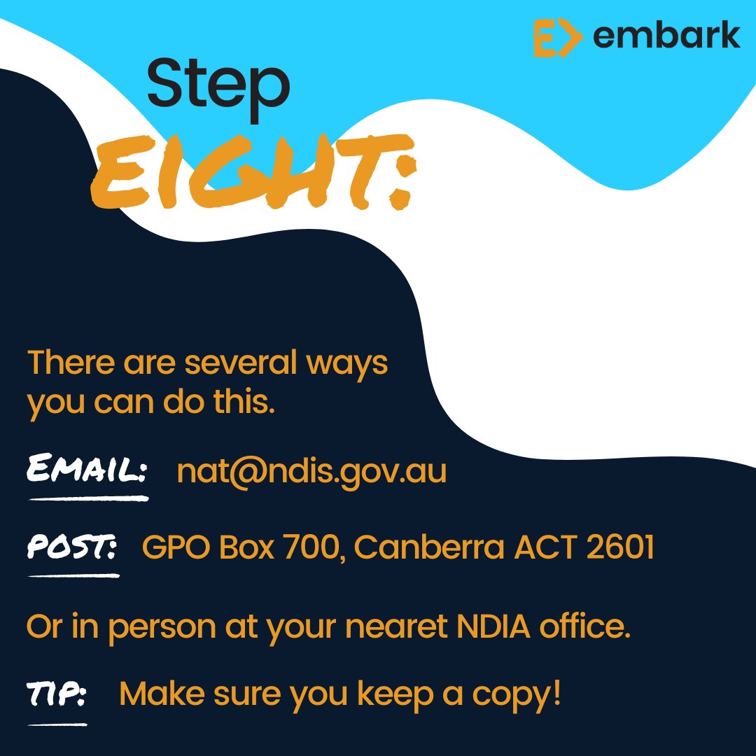 LivingAus's tweet photo. Now you have completed your ARF and gathered the supporting documents you need, it is time to submit them to the NDIA by email, post or in person. Make sure you keep a copy!
Image: Pheelings Media/iStock
#NDISapplication #disabilitysupport #accessrequestform #NDIS #Embark https://t.co/AjwWqUYhEh