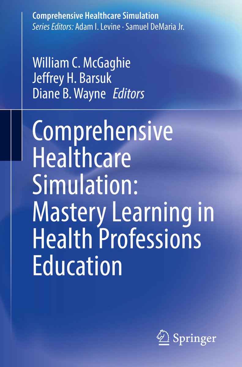 Tomorrow is your last chance to win a free signed copy of our book Comprehensive Healthcare Simulation: Mastery Learning in Health Professions Education. We're in Booth #343. Stop by tomorrow morning to enter the final drawing. #IMSH2024