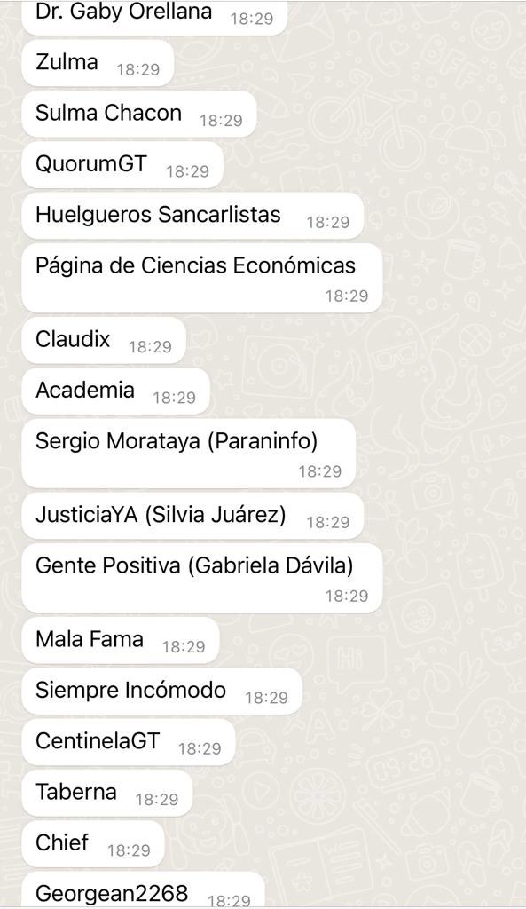 frattigiovanni's tweet photo. LISTA DEL NET CENTER de este corrupto gobierno ilegal de b arevalo y el grupo de delincuentes de semilla : https://t.co/2VN7E7tTo1