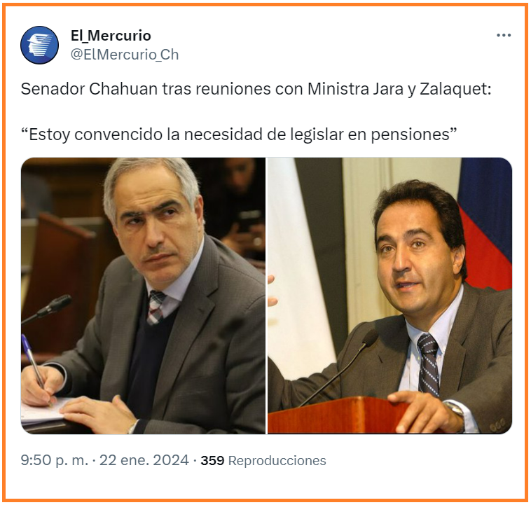 sergiou01329861's tweet photo. A Chahuán no le puede salir gratis todo el daño que ha hecho desde que era presidente de RN hasta el día de hoy.
Una persona muy limitada y sometida siempre a los designios de la izquierda.
Si la ministra comunista necesitaba comprar a alguien de derecha, ese sin duda es Chahuán. https://t.co/PbK93sVvjM