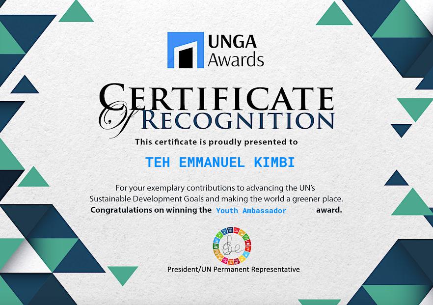 🔥🏆 Thrilled to be honored with the UNGA Youth Ambassador award for my outstanding efforts in advancing the UN's Sustainable Development Goals! 🌍 Let's keep making the world a greener, more sustainable place.
#UNGA 
#YouthAmbassador #SustainableDevelopmentGoals 
#OpenDreams