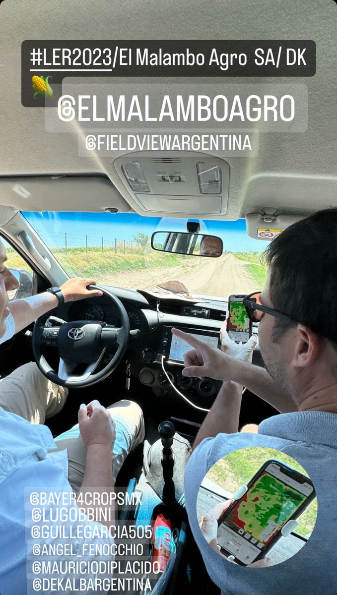 #LER2023/El Malambo Agro SA/DK 🌽 
Tenemos EQUIPO 🙌🙌🙌         ⁦<a href="/FieldViewArg/">FieldView Argentina</a>⁩ ⁦<a href="/DekalbArgentina/">DEKALB Argentina</a>⁩ ⁦<a href="/el_malambo/">El Malambo Agro SA</a>⁩ ⁦<a href="/maquinazo11/">Angel Fenocchio</a>⁩ ⁦<a href="/AgroBayerAR/">Agro Bayer</a>⁩ ⁦<a href="/ImpulsoBayerAR/">Impulso Bayer AR</a>⁩
