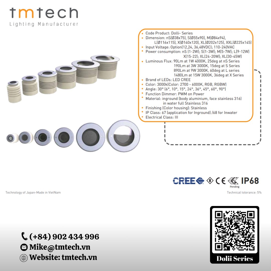 Mike Tmtech Lighting (@mike_tmtech) on Twitter photo 🍀DOLLI-SERIES🍀
<Inground and InWater luminaires>
Link: tmtech.vn/products/ingro…
☎️ Whatsapp: (+84) 902 434 996
📧 Email: Mike@tmtech.vn
#tmtech #tmtechmanufacturer #tmtechlighting #tmtechvietnam #lighting #Dollilighting #Ingroundlighting #underWaterlighting 🍀DOLLI-SERIES🍀
<Inground and InWater luminaires>
Link: tmtech.vn/products/ingro…
☎️ Whatsapp: (+84) 902 434 996
📧 Email: Mike@tmtech.vn
#tmtech #tmtechmanufacturer #tmtechlighting #tmtechvietnam #lighting #Dollilighting #Ingroundlighting #underWaterlighting