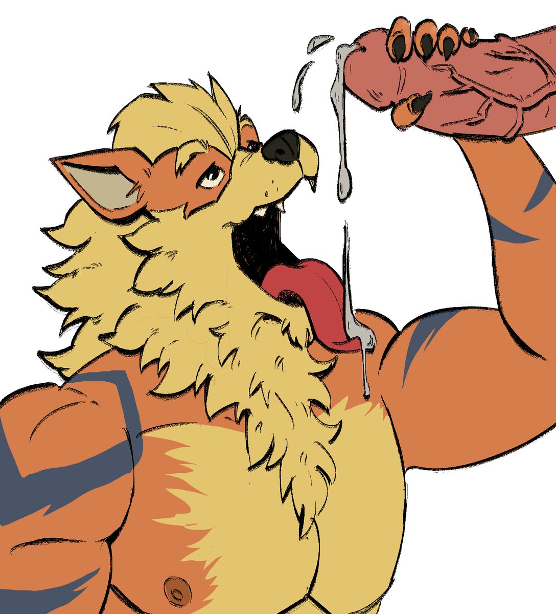 CockTail69098's tweet photo. Sketch 

#arcanine #furry #nsfw #gay https://t.co/fneR3hvUdw