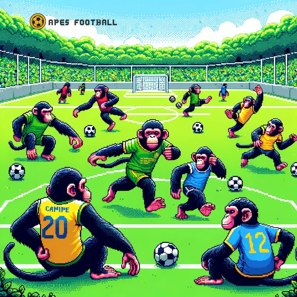 ApesFootball-1st DRC20 Game tweet media