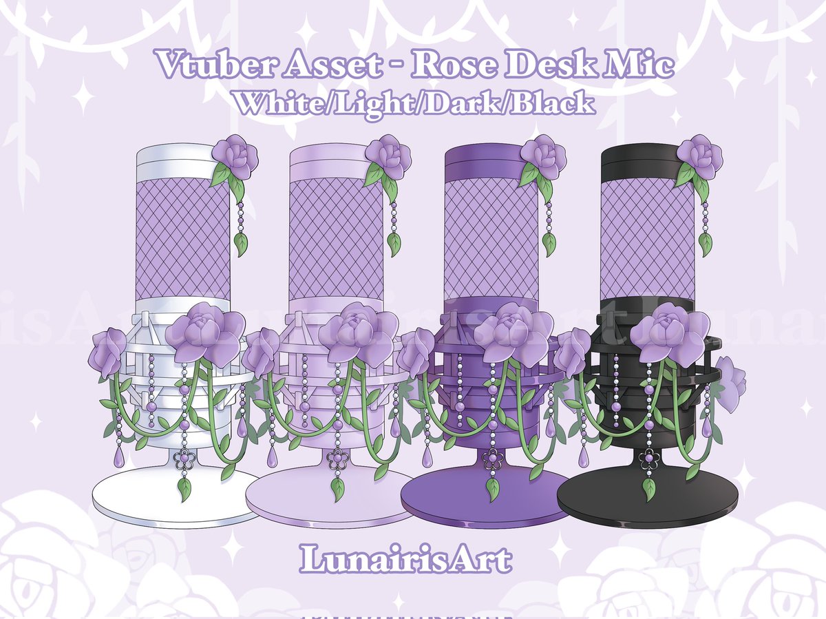 imLunairis's tweet photo. purple, dark blue and red rose desk mics vtuber assets are now available!! :3
as usual please let me know if there are any troubles, and watch the yt vid in description to help set up! https://t.co/knT3pRV06s
been grinding comms and this, i feel so productive (,,>﹏<,,) https://t.co/aWMDPdYbVH