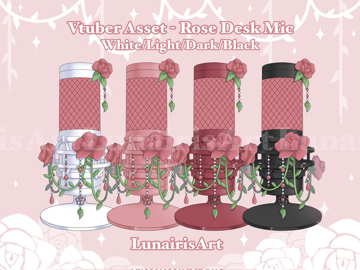 imLunairis's tweet photo. purple, dark blue and red rose desk mics vtuber assets are now available!! :3
as usual please let me know if there are any troubles, and watch the yt vid in description to help set up! https://t.co/knT3pRV06s
been grinding comms and this, i feel so productive (,,>﹏<,,) https://t.co/aWMDPdYbVH