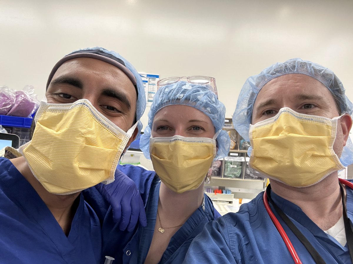 Only the first day @HopkinsKids and I already got to work with one of our fabulous #fellows, #residents, and #CRNAs! Such an outstanding team at @HopkinsACCM #pedanes @SapnaKmd @DannyMuehlschMD