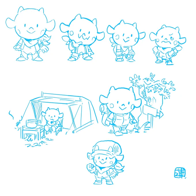 #やぎのこやぎくん sketch 