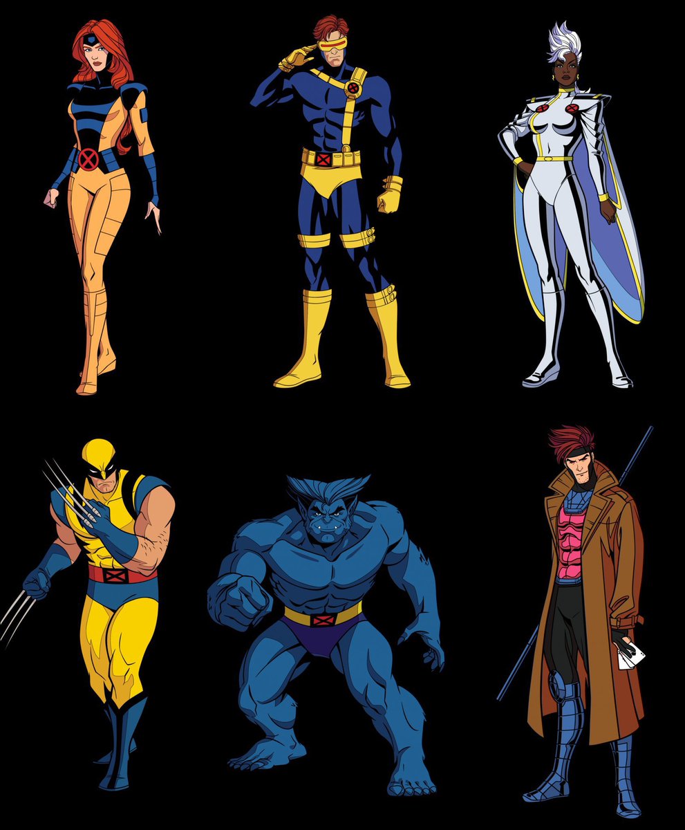 HQ Look at 'X-MEN 97' characters (1/2).