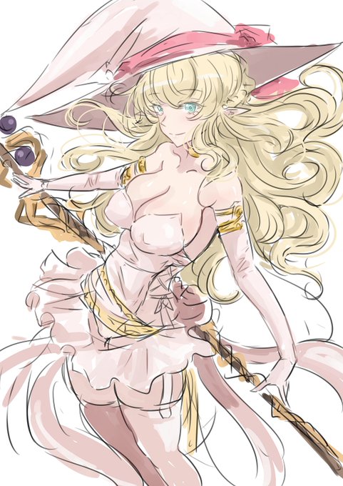 OC エルフさん (ジョブ:ウィッチ)