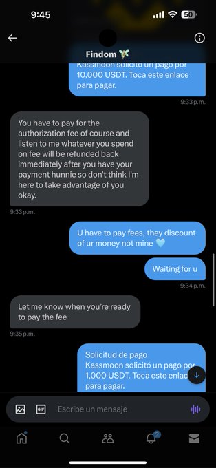 Scammer account, Go and Fuck him 🩵 https://t.co/or4X3AQO0W