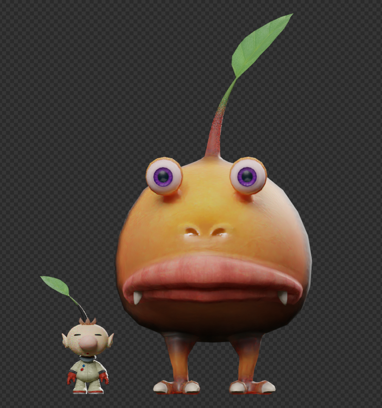 SolarRob2000's tweet photo. And the final Pikmin 2: the bad ending continues related thing for today is this:

Olimar and his Bulbearmin friend, Shuka https://t.co/wQOw3GdF1D