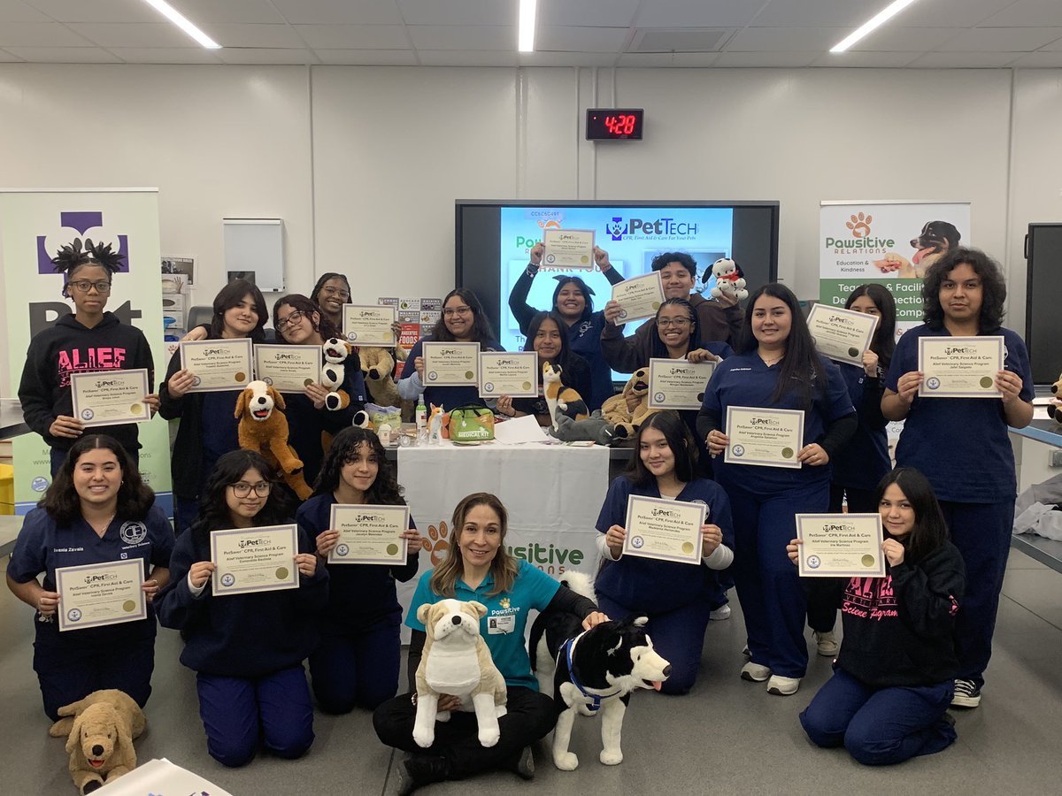 Alief CTE Vet Science tweet media